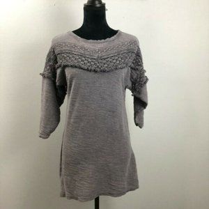 Free People Lace Sweatshirt Dress Urban Outfitters